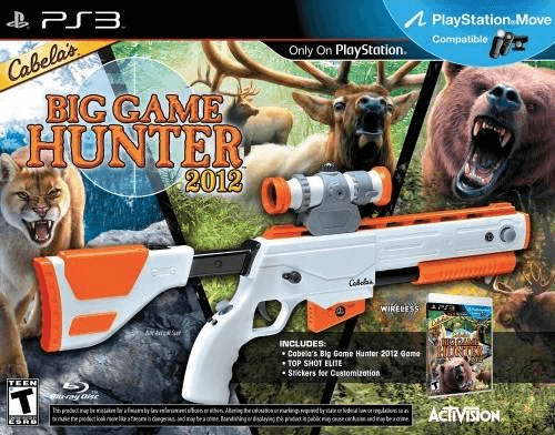 Cabela's Big Game Hunter 2012 box art for Playstation 3